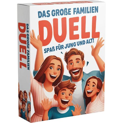 Chenquansarl-Le Grand Duel Familial | Le Jeu Amusant Pour Toute La Famille | Avec Des Tâches Passionnantes, Quiz & Défis | Jeu De Famille, Jeu De Cartes, Jeu De Société | Pour Parents Et Enfants À Pa