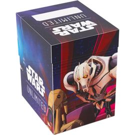 Eryi-Star Wars Unlimited Soft Crate - Full-Color Printed Officially Licensed Durable Deck Box, Holds 60 Double-Sleeved Cards, Tcgs & Lcgs, Ahsoka Tano/General Grievous Design, Made By
