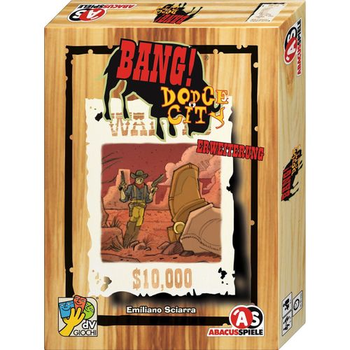 Chenquansarl-Abacus Spiele 38158 Jeu De Cartes Bang Extension Dodge City (En Langue Allemande)