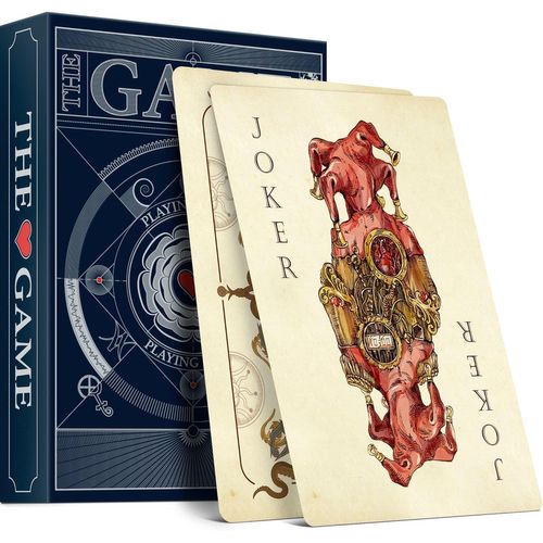 Loc-The Game Jeu De Cartes-Jeu De 54 Cartes De Poker Professionnelles-Cartes À Jouer Standard De ¿Ollection Vintage