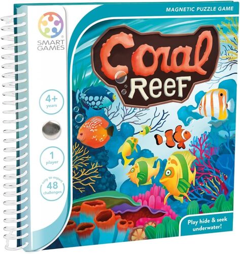 Coral Reef,Magnetic Puzzle Game With 48 Challenges,4+ Years
