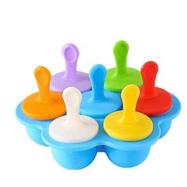 Moules À Sucettes Glacées En Silicone,Moules À Glaces,Récipient De Stockage Moules À Glace Pour Enfants Moules À Glace Diy Sans Bpa Bleu