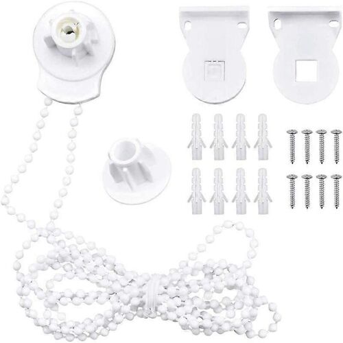 Fixations Pour Stores Enrouleurs - Supports 25 Mm Pour Réparation De Stores Enrouleurs - Kit De Réparation - Accessoires De Réparation De Rideaux Avec Chaîne Perlée Et Vis Pour Fenêtre Superma