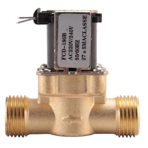 Ac normalement fermé électrovanne magnétique en laiton