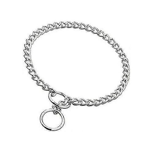Collier Pour Chien En Acier Inoxydable Avec Chaîne En Métal Et Cale-Tête En P, Accessoire De Dressage Pour Animaux De Compagnie