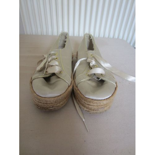 Baskets Argentées Superga T 38