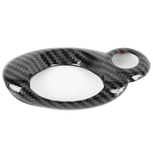 Voiture Contacteur Clé Démarrage Garniture Autocollant Fibre De Carbone Motif Voiture