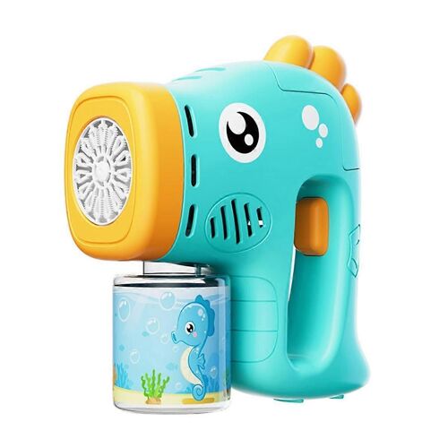 Souffleur de savon automatique électrique pour enfants à bulles avec bleu clair