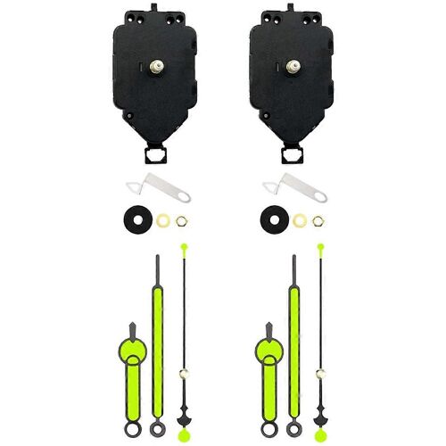 2 Jeux De Pièces De Rechange Pour Le Kit De Mouvement D'horloge À Quartz B