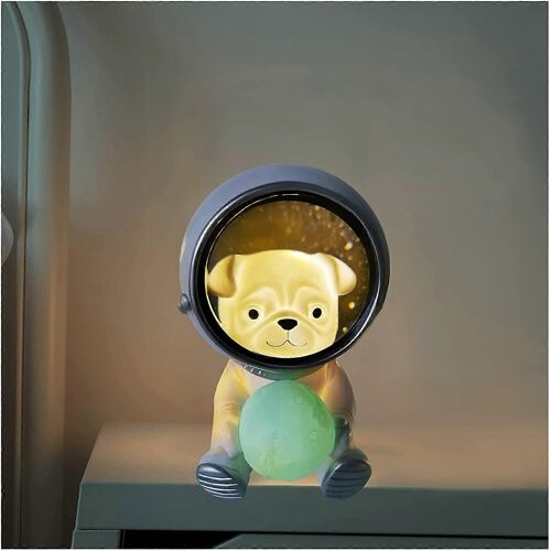 Lampe De Nuit À Lumière Led De Vie Pour Chambre D'enfants Mignon En Forme D'animal De Compagnie Spaceman Kawaii Cadeau D'anniversaire Pour Frite De Famille