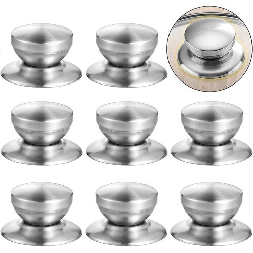Boutons De Remplacement Couvercle De Casserole Couvercle De Poignée Batterie De Cuisine Couvercle En Acier Inoxydable Bouton De Remplacement Poignées De Couvercle