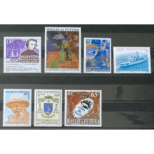 Lot De 7 Timbres Neufs** Wallis Et Futuna 2003 Y&T N° 601,603,604,609,610,611,612