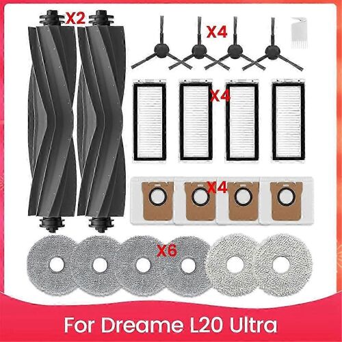 Accessoires pour Dreame L20 Ultra Main Side Brush Hepa Filter Mop Pads Aspirateur Replacement Par