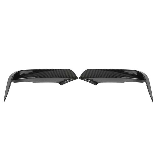 2pcs Pare-Chocs Avant Évent Canard Fendeur Gauche Droit Abs Couteau À Vent Remplacement Compatible Avec 3 Série F30 F31 F3 320i 328i M Sport Style En Fibre De Carbone
