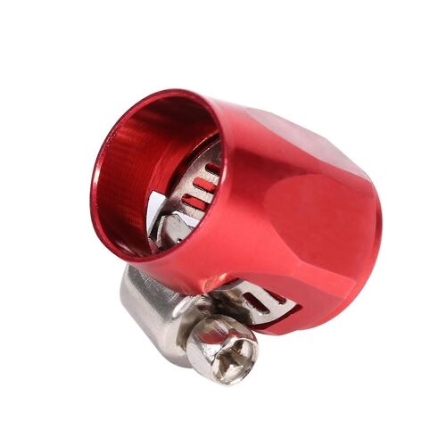An6 Embouts De Tuyau Finisseurs De Carburant Huile D'eau Clip Clip Clamp Pour Auto Voiture Rouge