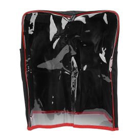 Housse de batteur sur socle Tissu Oxford résistant à l'eau Mélangeur de cuisine transparent à l'avant Housse anti-poussière avec poches 35x24x45cm