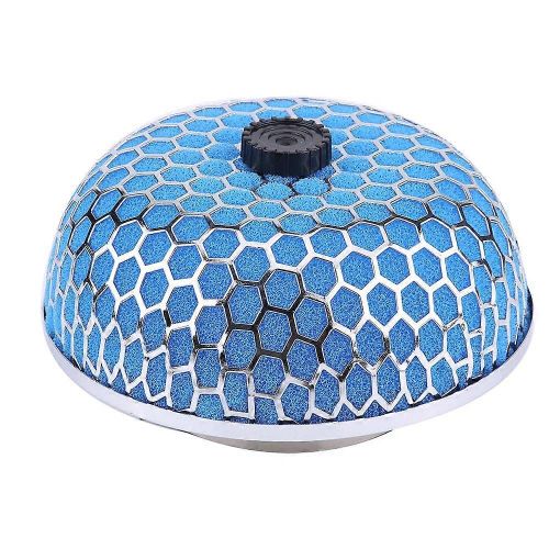Aspirateur D'admission D'air De Voiture Nettoyant Pour Filtre Mousse De Champignon Gaze À Haut Débit Universel (Bleu)