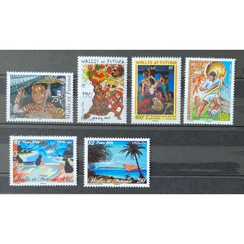 Lot De 6 Timbres Neufs** Wallis Et Futuna 2006 Y&T N° 651,653,655,656,658,659