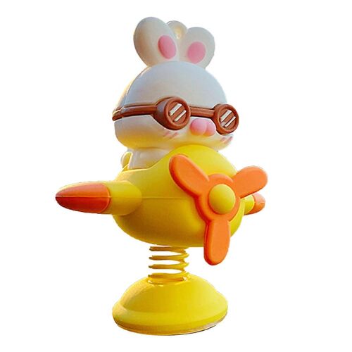 Tableau de bord de voiture Printemps Mignon Secouant Poupée Figurine Secouant Printemps Jouets Tableau De bord Voiture Décoration Jouet Petit Avion