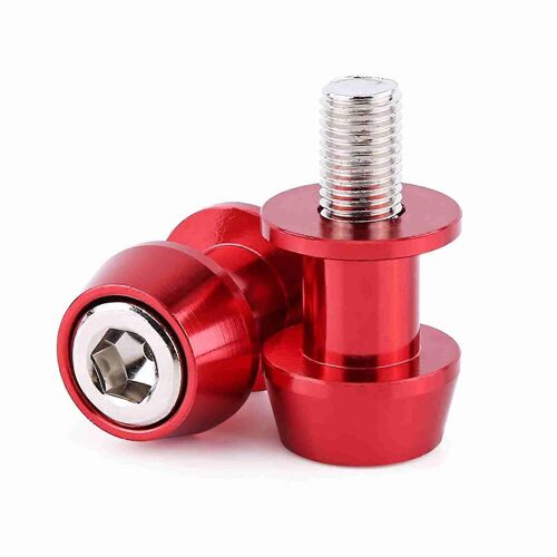 Moto Cnc Alliage D'aluminium Bras Oscillant Bobine Curseurs Support Bras Oscillant Bobines (8mm Rouge)