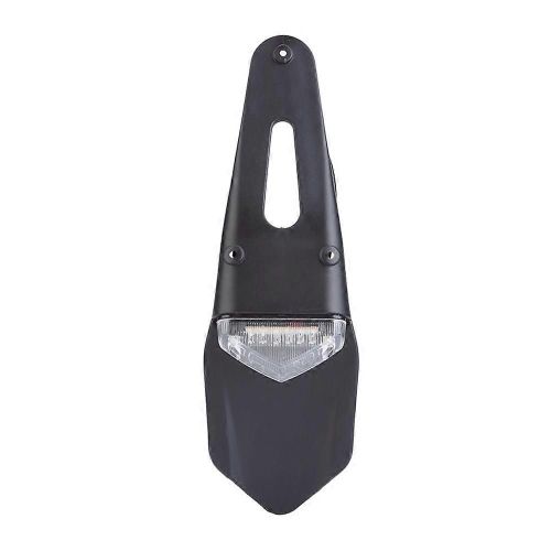 Feux Arrière De Frein De Moto Led Feux De Plaque D'immatriculation De Garde-Boue Arrière Pour Moto Tout-Terrain Argent
