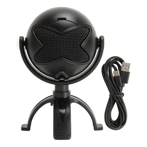 Microphone à condensateur USB Plug and Play Professionnel Cardioïde Pointage Suppression du bruit Microphone à condensateur PC