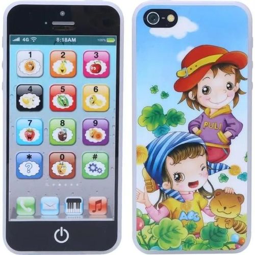 Jouet Téléphone Portable Bébé Enfant Éducatif -YEL - Apprentissage Anglais - Plastique - 3 ans
