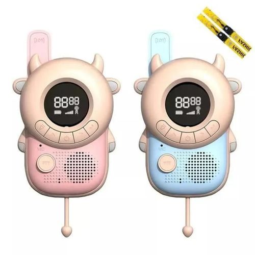 Talkie-Walkie Enfant - Prumya - Rechargeable - 22 Canaux - 99 Codes - 3km - 2pcs