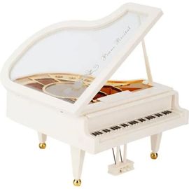 VGEBY ornement de boîte à musique Piano forme Ballet danse fille boîte à musique maison ornement boîte à bijoux enfants jouets