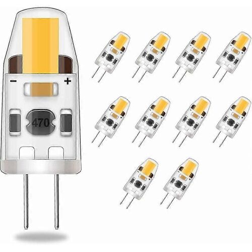 Ampoules Led G4 À Intensité Variable, Équivalent 2 W À Une Lampe Halogène De 20 W, Ampoule À Économie D'énergie Blanc Chaud De 200 Lm