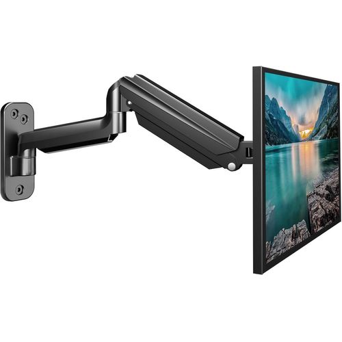 Bras Ecran Mural pour écrans LED/LCD/TV 17-32 Support d'écran avec Ressort à gaz entièrement réglable, VESA 75/100