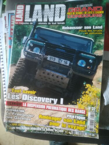 Land Mag 32 De 2003 Tickford,Series 3,Santana Cazorla,Freelander Gazelles,Discovery 1,Range Vm