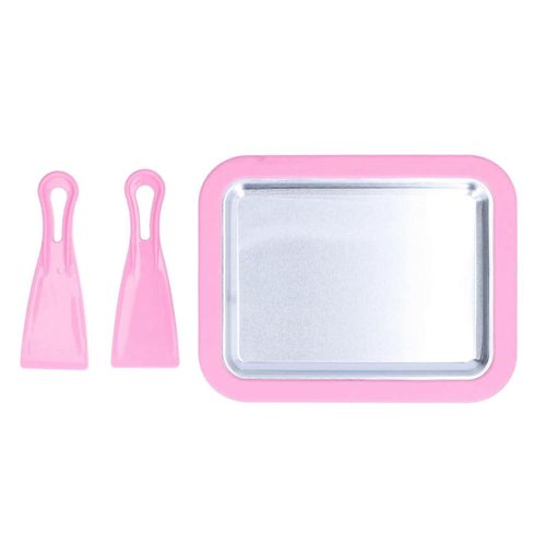 sorbetière instantanée Machine à yogourt frit Mini sorbetière roulée aux fruits débranchée pour la maison rose