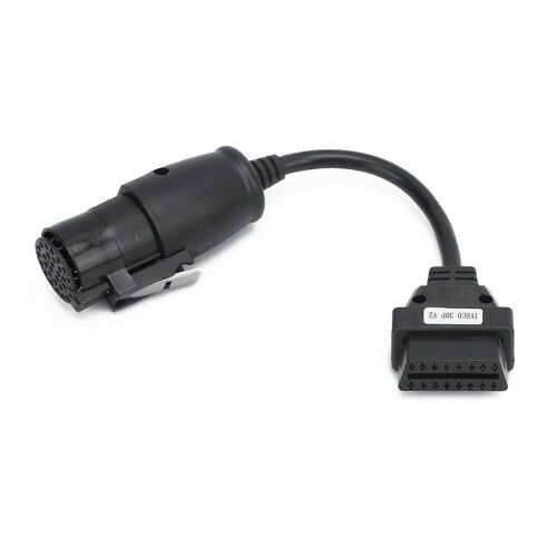 Adaptateur Obd2 12 Broches Man À 16 Broches Remplacement Du Câble D'extension De Diagnostic De Camion Pour Delphi