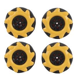 Mecanum Wheel Smart Robot Car Parts Accessories OmniDirectional DIY Toy Components 48mm (2 paires)