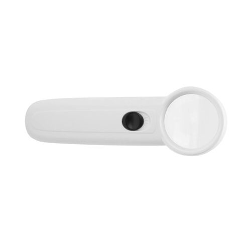 MG6B-2 15X Lampe à main LED Boîtier en plastique ABS Loupe en verre