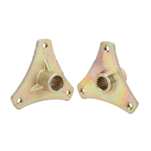 2pcs Spline Roue Arrière Moyeu D'essieu 3 Goujon 17 Dents Remplacement Pour 50cc -110cc Quad Dirt Bike Atv