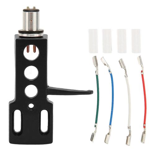 Cellule de platine Porte-cellule en alliage d'aluminium LP vinyle haute résistance Porte-aiguille pour divers phono noir