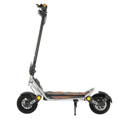 Trottinette Électrique Pliable Kukirin A1 , 1 000 W, 48 V, 13 Ah, 45 Km/H, Écran Tactile, 2025 - Argenté