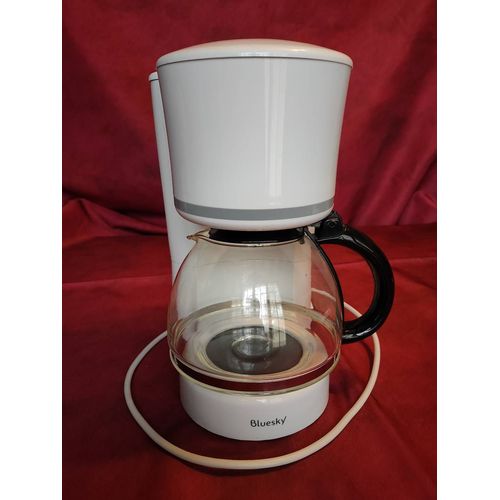 Cafetière électrique blanche bluesky