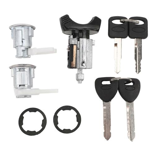 Jeu De Cylindre De Serrure De Porte D'allumage Avec Clés F2uz1522050a De Fonctionnement En Douceur Haute Performance Pour Bronco Ranger Aerostar