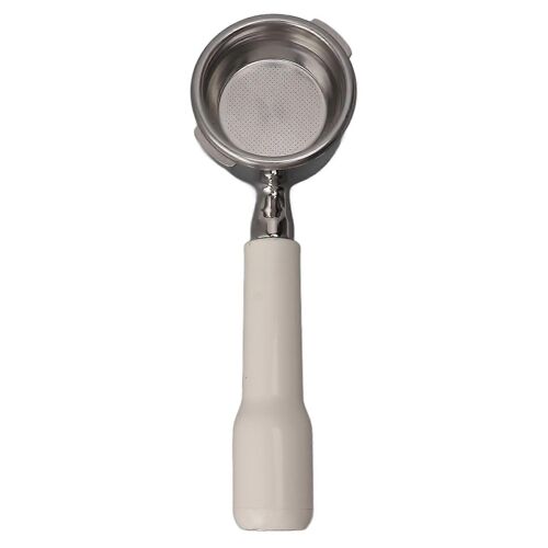 58mm Portafilter Sans Fond En Acier Inoxydable 2 Oreilles Prise Confortable Machine À Café Accessoire Pour Gaggia Baby Evol Ution Blanc