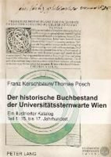Der Historische Buchbestand Der Universitätssternwarte Wien