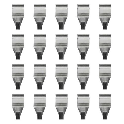 20pcs Vinyle Bardage Crochets Perçage Sans Perçage Heavy Duty Bardage Clips Vinyle Bardage Cintre 304 Acier inoxydable