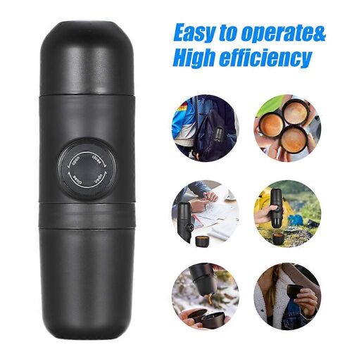 Cafetière Portable À Commande Manuelle Machine À Expresso Mini Cafetière