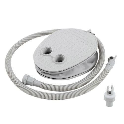 Pompe à air portable pour pied 5000CC PVC à haut volume avec tuyau de 160cm / 63 pouces de long pour canapés kayaks ballons