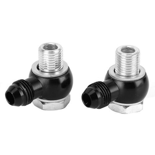 6an X 1 / 4npsm Refroidisseur D'huile 90 Raccords Banjo Connecteur Adapté Pour Refroidisseur De Transmission Gm 4l80e 1997 À Mi-2010b