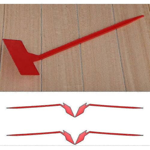 50pcs Rouge En Plastique En Forme De T Étiquettes De Plante