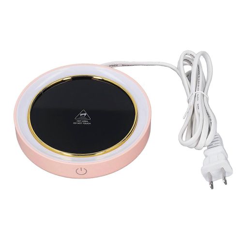 Chauffe-tasses électrique à température constante 2 modes LED Lumière Chauffe-tasses de bureau pour bureau Café Maison AC
