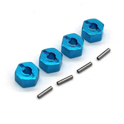 4pcs Métal 12mm Roue Hexagonale Hub Adaptateur Pour H16 16207 16208 16209 16210 1/16 Rc Mises À Niveau De Voiture Pièces Ac